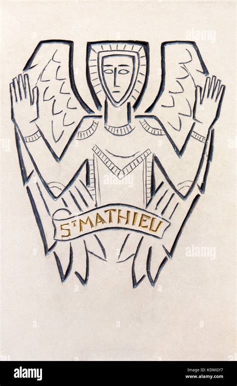 Symbol of st matthew the evangelist hi-res stock photography and images ...