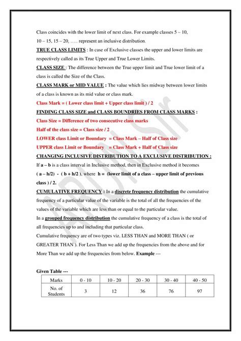 Notes On Statistics - Notes - LearnPick India