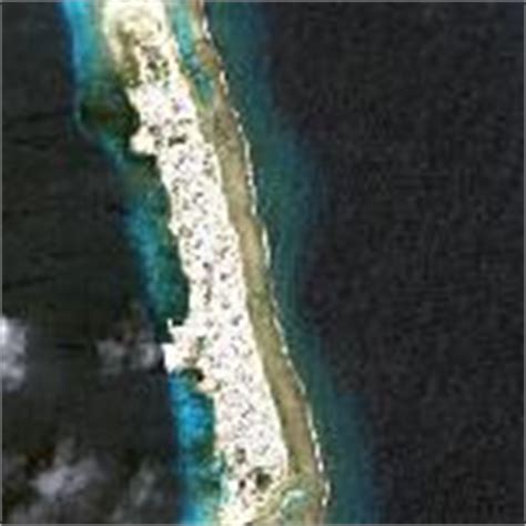 Ebeye Island in Kwajalein Atoll, Marshall Islands (Google Maps)