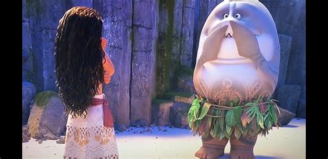 In Moana (2016) during the shark head scene Maui's chest tattoo also ...