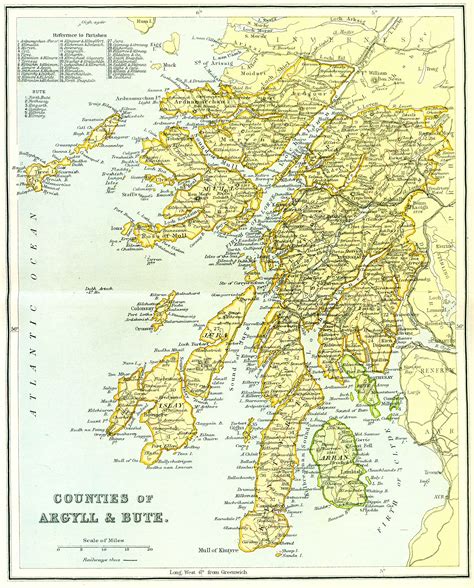 Map Of Argyll And Bute - Map Of The World