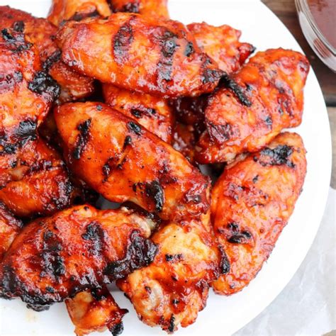 Grilled BBQ Chicken Wings » Campfire Foodie