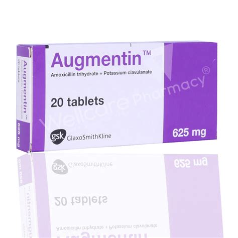 Augmentin 625Mg Tablets 20'S | Wellcare Online Pharmacy - Qatar | Buy ...