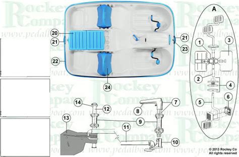 Parts from pedalboat.com