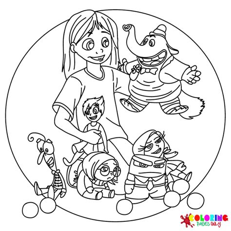34 Inside Out 2 Coloring Pages - ColoringPagesOnly.com
