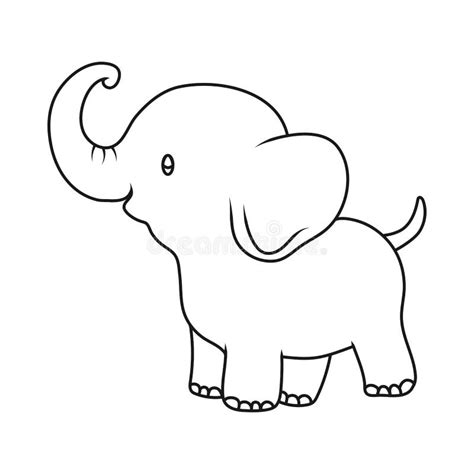 Elephant Clipart Outline