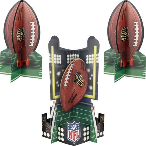 NFL Table Decorating Kit 23pc | Football table decorations, Nfl table ...