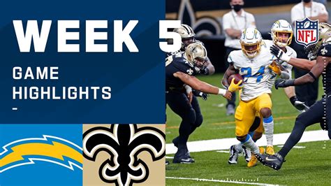 Chargers vs. Saints Week 5 Highlights | NFL 2020 - YouTube