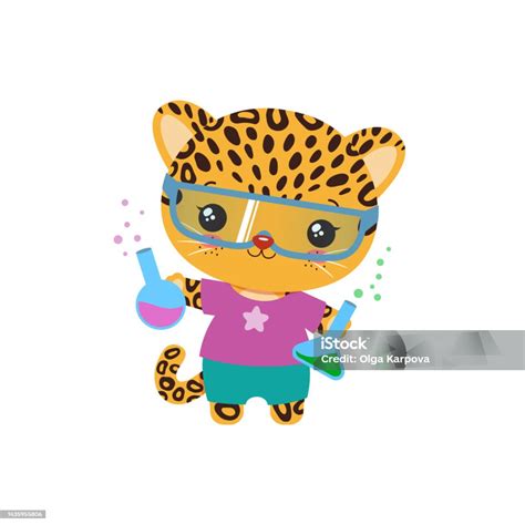 School Student Animal Science School Subject Vector Educational Clipart Stock Illustration ...