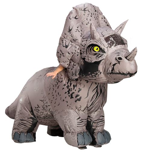 Fantasia Adulto Inflável Dinossauro Triceratops: Jurassic World - Rubies - CD - Toyshow Tudo de ...