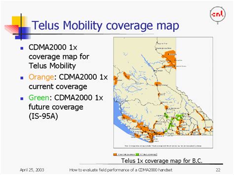 Telus Mobility coverage map