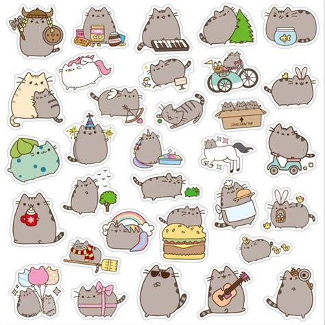 Cute Cat Stickers, Planner Stickers, Beautiful cats, Kitty, Planner ...