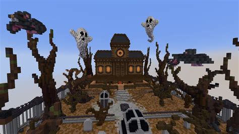 COMMISSION | Halloween Haunted Mansion Minecraft Map