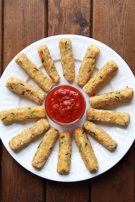 Baked Cheese Sticks Recipe » LeelaLicious