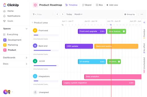 10 Free Project Roadmap Templates in Excel & ClickUp