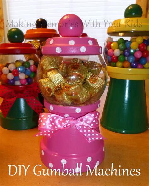 DIY Gumball Machines and Candy Dispensers - Making Memories With Your Kids