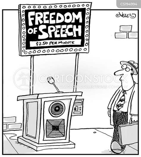 Freedom Speech Cartoon