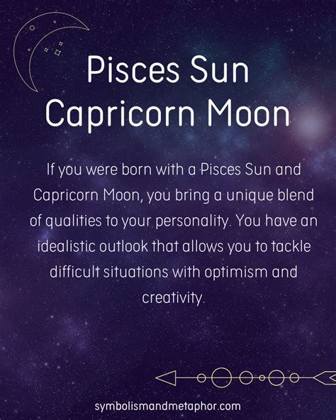 12 Pisces Sun Capricorn Moon Personality Traits