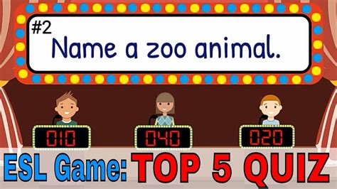 English Quiz For Kids | Easy ESL Quiz | ESL Classroom Games - YouTube