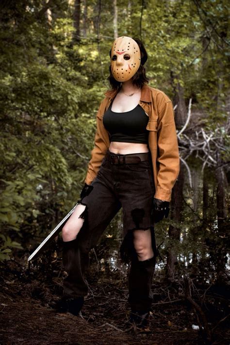 Jason Voorhees Photoshoot | Jason halloween costume, Halloween costumes for teens girls, Rave ...