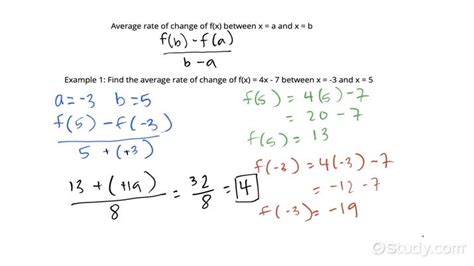 40 average rate of change worksheet algebra 1 - Worksheet Database