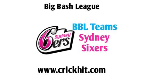 Sydney Sixers Squad | Captain | Schedule | Coach - Crickhit