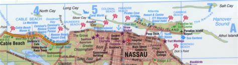 Detailed city map of Nassau, street map