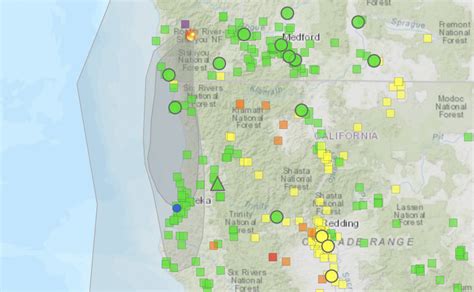 Southern Oregon Wildfire Brings Smoky Skies to Coastal Humboldt, Del ...