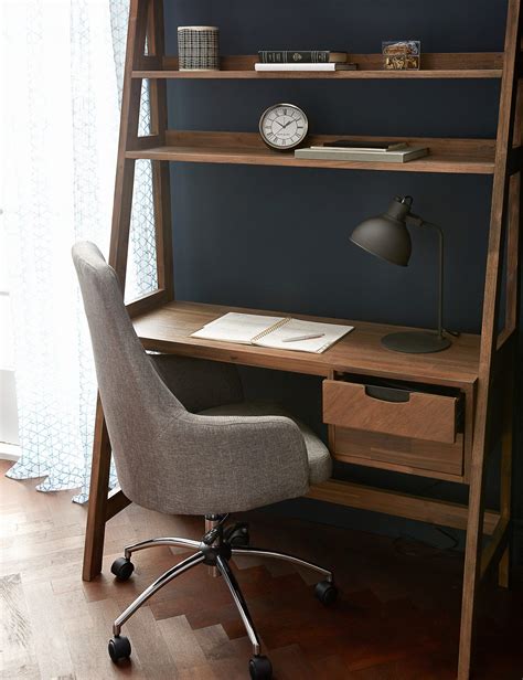 Bedroom Desk with Shelves Elegant Brown Acacia Wood Desk with Shelves Structube Dina | Desk in ...