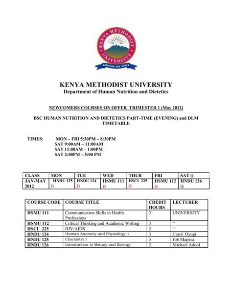 KENYA METHODIST UNIVERSITY