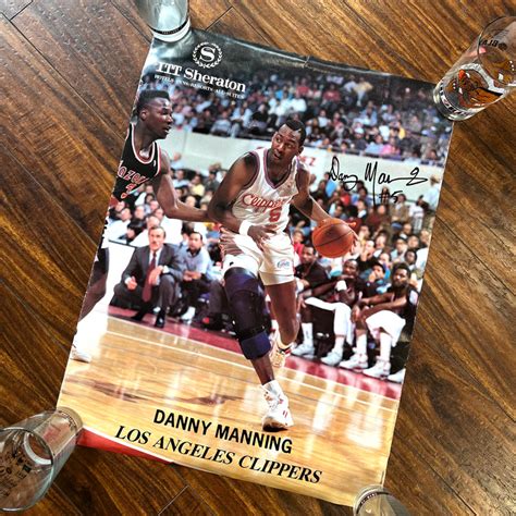 LA Clippers Early 90’s Danny Manning Poster