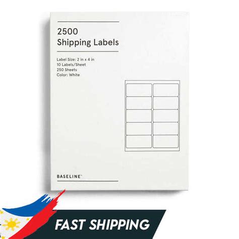 Precut 2x4 Shipping Labels 2x4 stickers | Lazada PH