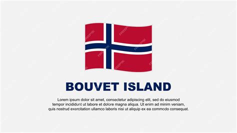 Premium Vector | Bouvet island flag abstract background design template bouvet island ...