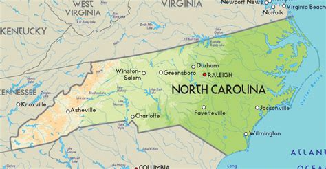 Map of Charlotte North Carolina - TravelsMaps.Com