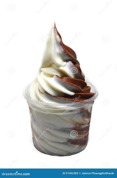 Soft Serve Ice Cream in a Cup Stock Image - Image of food, cold: 91492383