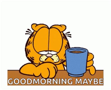 Garfield Coffee GIF - Garfield Coffee Cheers - Discover & Share GIFs