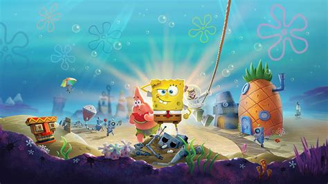 SpongeBob SquarePants Battle for Bikini Bottom Rehydrated, HD wallpaper ...