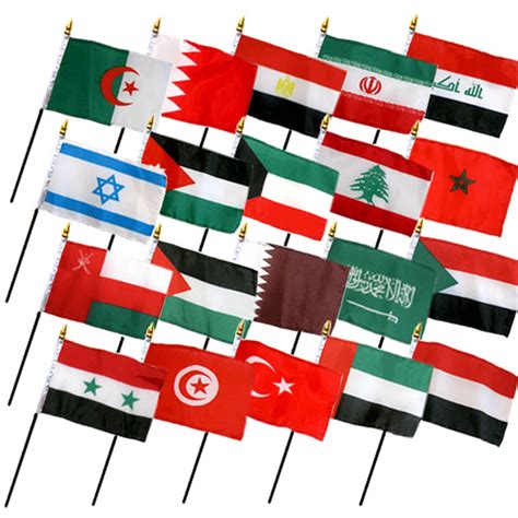 Middle Eastern Countries’ Flags - Flagsmore.com