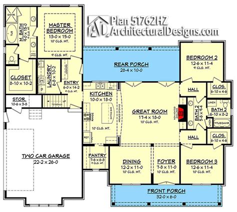 Single Story Modern Farmhouse Floor Plans | Viewfloor.co