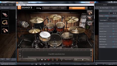 Toontrack EzDrummer 2, Superior Drummer 2 e Superior Drummer 3 - YouTube