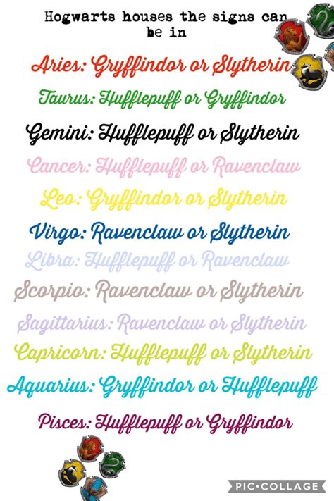 Zodiac Hogwarts houses | Zodiac signs horoscope, Zodiac signs pisces ...