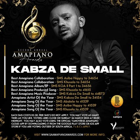 South African Amapiano Awards 2023 Nominees | Slikouronlife