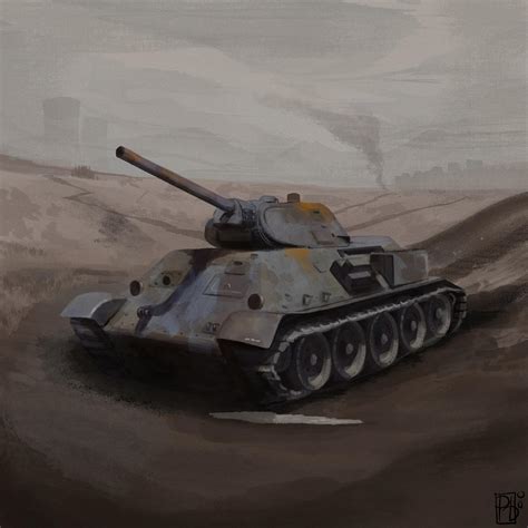 My first attempt to draw a T-34 : r/tanks