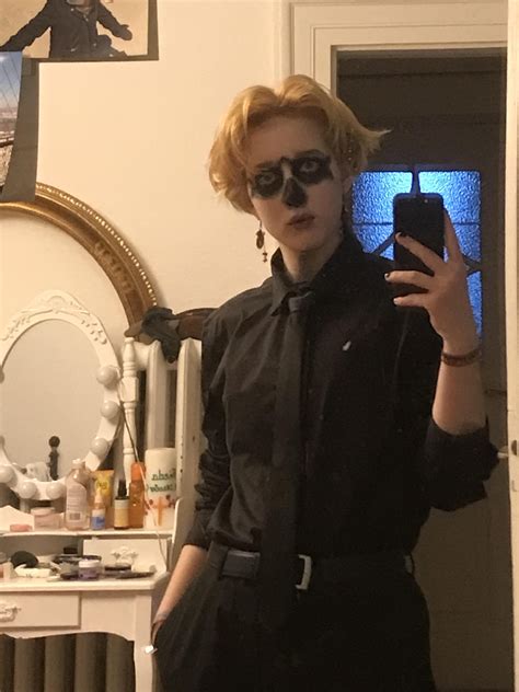 My lil skull/Tate Langdon makeup/costume:) : r/lgbt