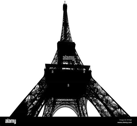 Eiffel Tower Silhouette - Eiffel Tower Silhouette Vector Artsilhouette ...