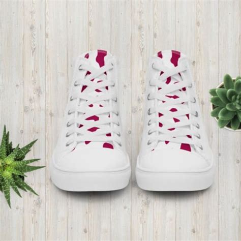 High-top Canvas Sneakers for Women - Etsy