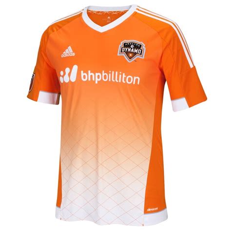 Men's Houston Dynamo adidas Orange 2016 Primary Replica Jersey ...