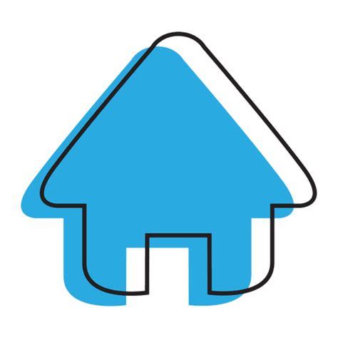 Home Blue House Icon PNG & SVG Design For T-Shirts