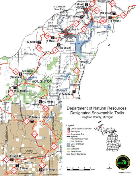 Trailside Lodging LLC - Snowmobile Trail Maps