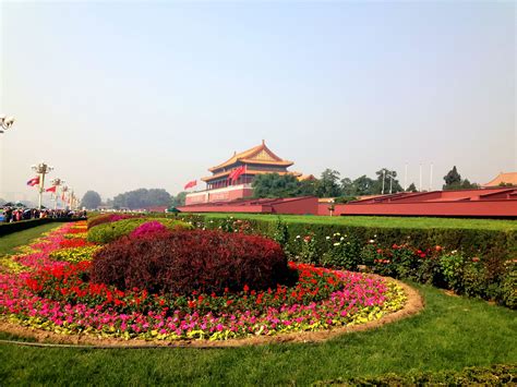 Free Stock Photo of Garden in front of Tiananmen Square in Beijing ...